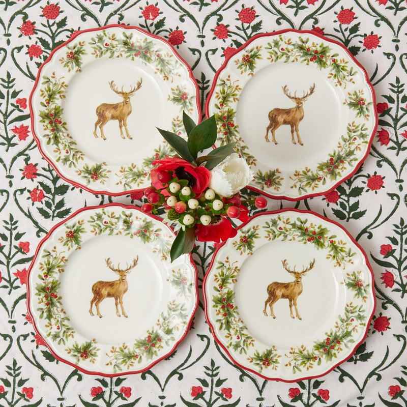 Reindeer Starter Plate (Set of 4) - Mrs. Alice