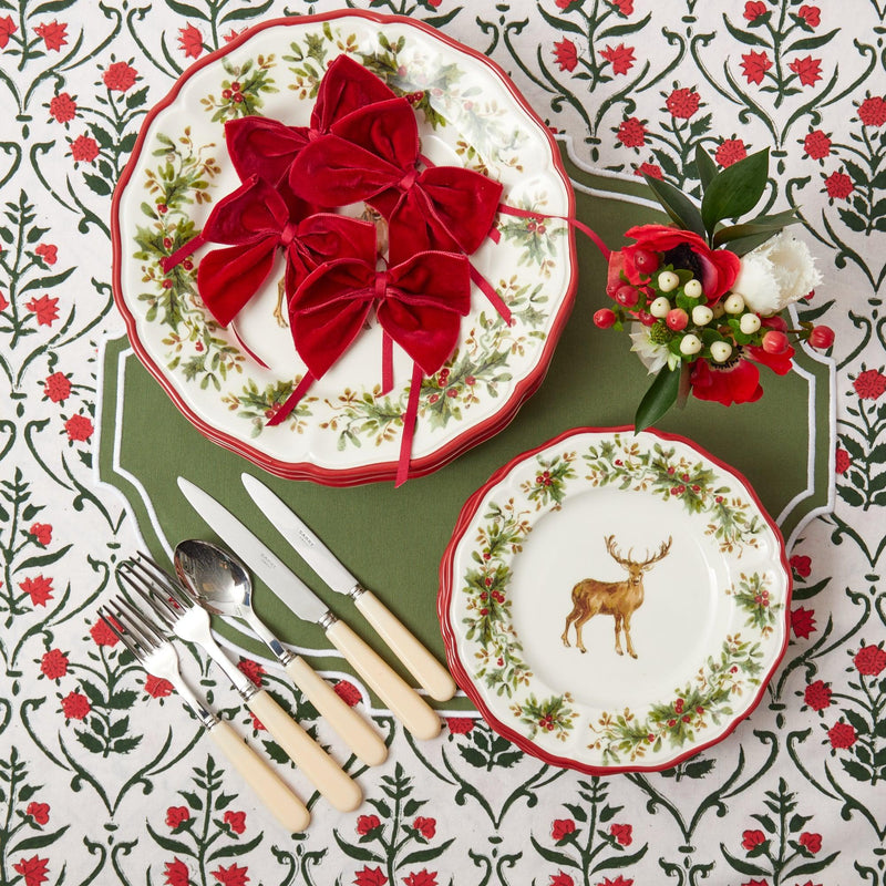 Reindeer Starter Plate (Set of 4) - Mrs. Alice