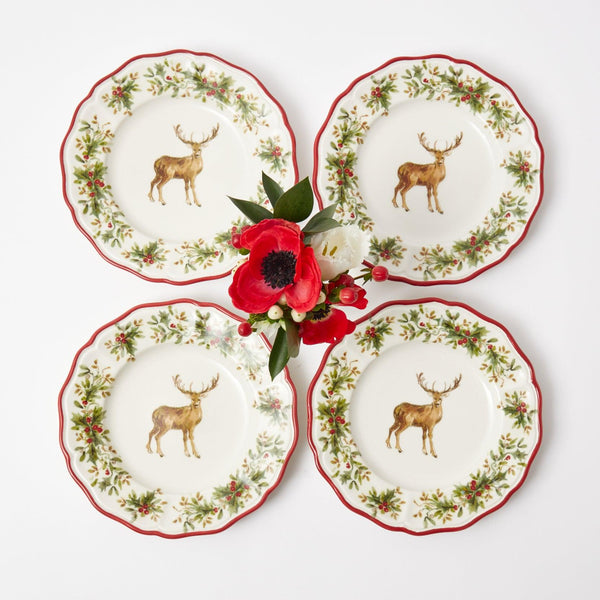 Reindeer Starter Plate (Set of 4) - Mrs. Alice