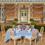 Royal Blue Gingham Tablecloth - Mrs. Alice