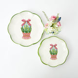 Scalloped Easter Dinner & Starter Plate (Set of 8) - Mrs. Alice