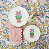 Scalloped Easter Dinner & Starter Plate (Set of 8) - Mrs. Alice