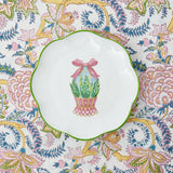 Scalloped Easter Dinner Plate - Mrs. Alice