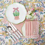 Scalloped Easter Dinner Plate (Set of 4) - Mrs. Alice