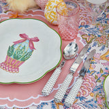 Scalloped Easter Dinner Plate (Set of 4) - Mrs. Alice