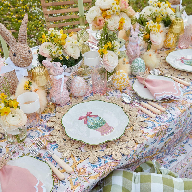 Scalloped Easter Dinner Plate (Set of 4) - Mrs. Alice