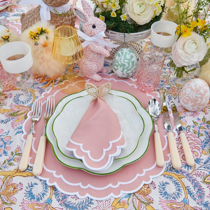 Scalloped Easter Starter Plate - Mrs. Alice