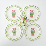 Scalloped Easter Starter Plate - Mrs. Alice