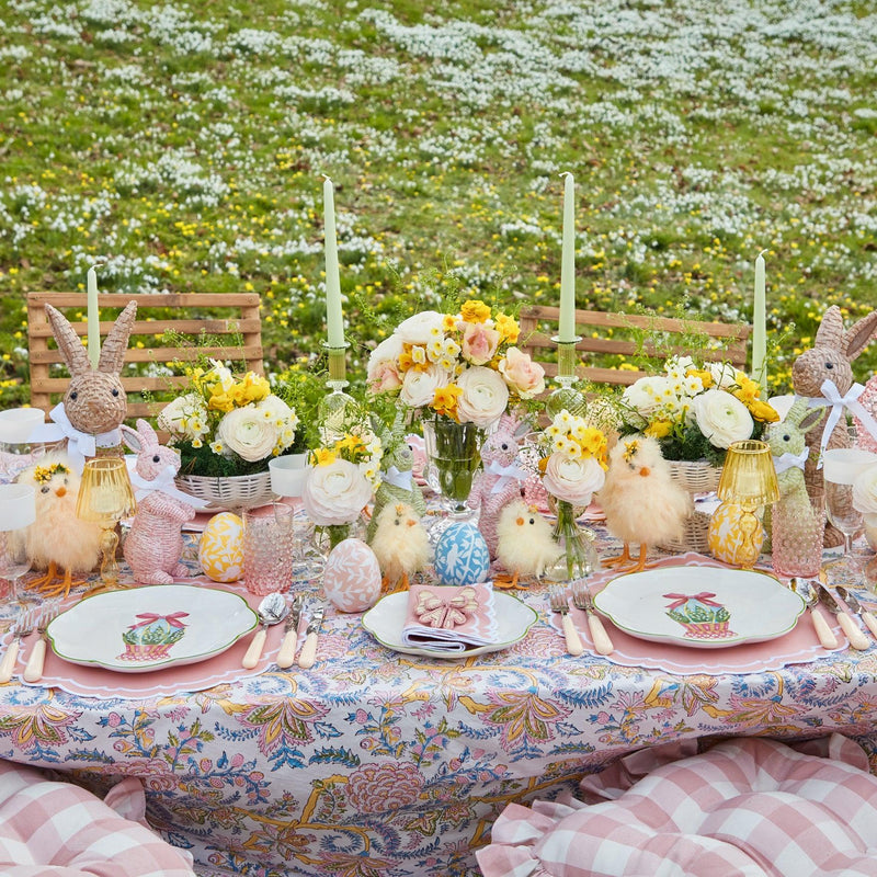 Scalloped Easter Starter Plate - Mrs. Alice