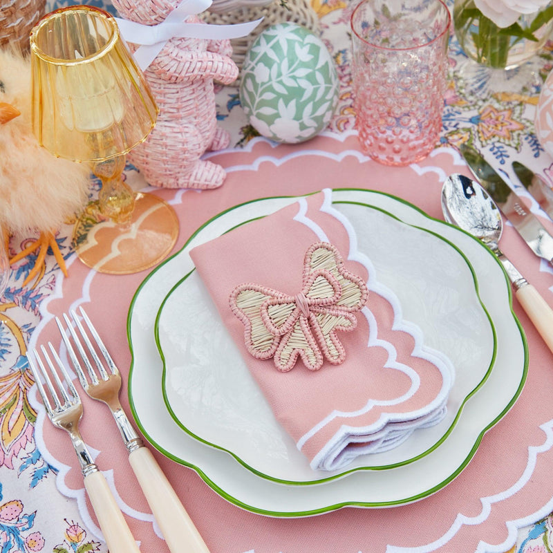 Scalloped Easter Starter Plates (Set of 4) - Mrs. Alice