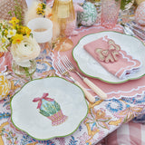 Scalloped Easter Starter Plates (Set of 4) - Mrs. Alice