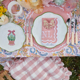 Scalloped Easter Starter Plates (Set of 4) - Mrs. Alice