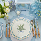 Scalloped Lily of the Valley Dinner Plate - Mrs. Alice