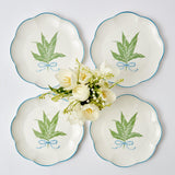 Scalloped Lily of the Valley Dinner Plate - Mrs. Alice