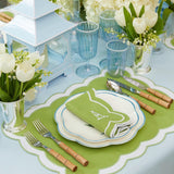 Scalloped Lily of the Valley Starter Plate (Set of 4) - Mrs. Alice