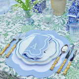 Scalloped Lily of the Valley Starter Plate (Set of 4) - Mrs. Alice