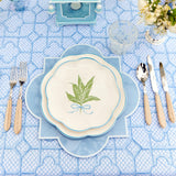 Scalloped Lily of the Valley Starter Plate (Set of 4) - Mrs. Alice