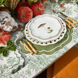 Scalloped Mushroom Starter Plates (Set of 4) - Mrs. Alice