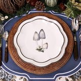 Scalloped Mushroom Starter Plates (Set of 4) - Mrs. Alice
