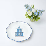 Scalloped Pagoda Dinner Plate - Mrs. Alice