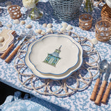 Scalloped Pagoda Starter Plate (Set of 4) - Mrs. Alice