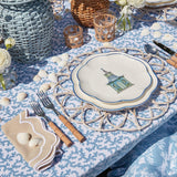 Scalloped Pagoda Starter Plate (Set of 4) - Mrs. Alice