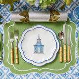 Scalloped Pagoda Starter Plate (Set of 4) - Mrs. Alice