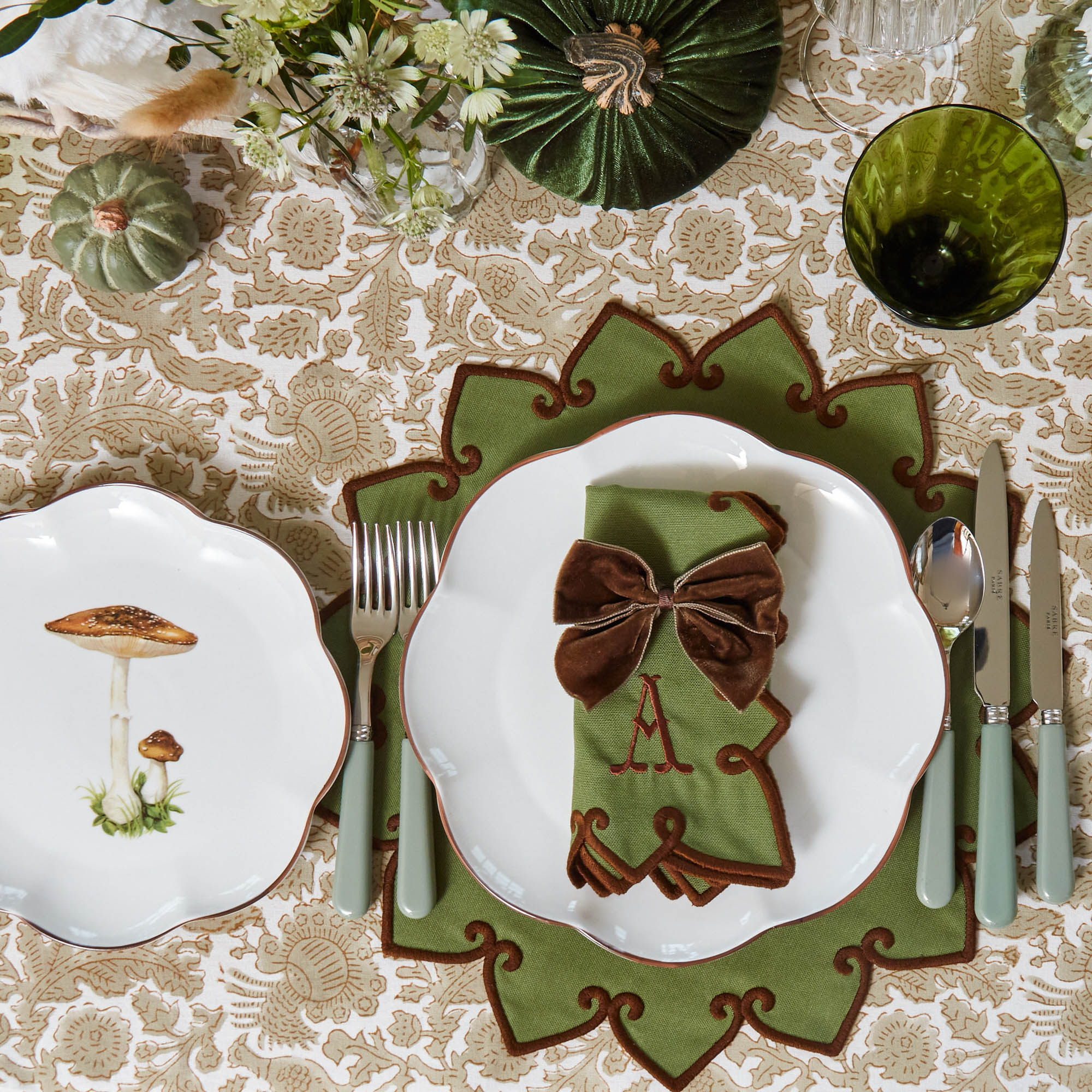 Putty Pheasant Tablecloth