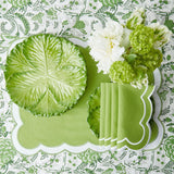 Serena Appliqué Green Napkins (Set of 4) - Mrs. Alice