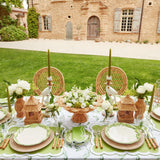Serena Appliqué Green Placemats & Napkins (Set of 4) - Mrs. Alice