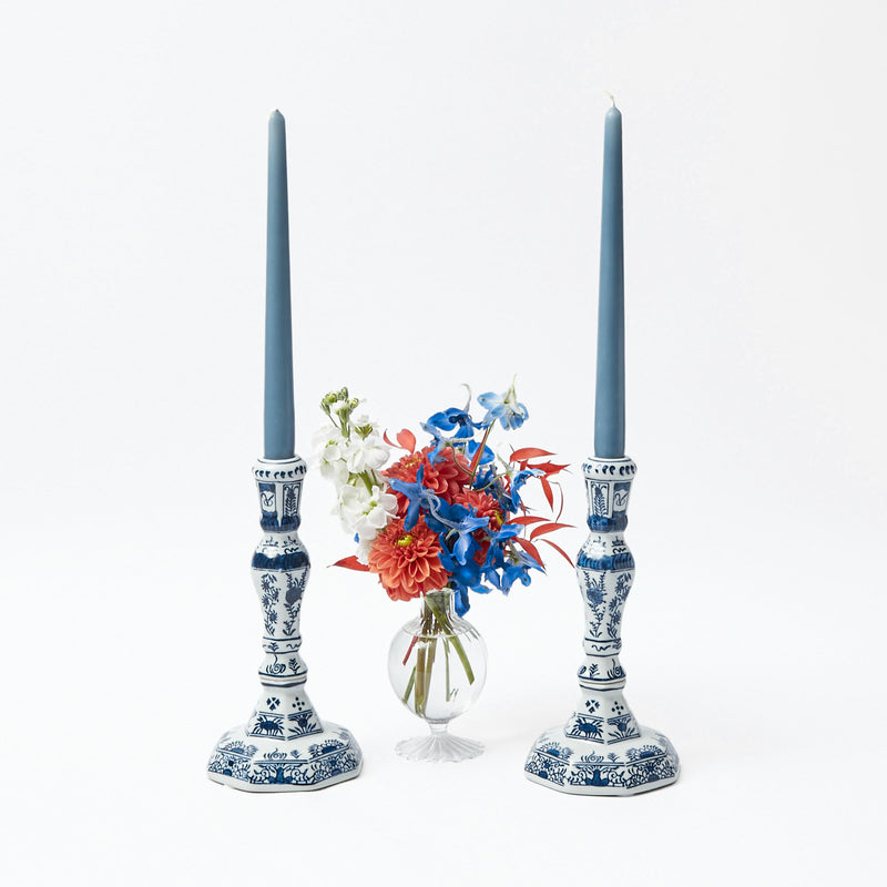 Make each moment a celebration of serenity with our Set of 8 Dusty Blue Candles.