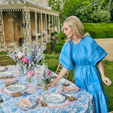 Seville Blue Gardênia Dinner Plate - Mrs. Alice