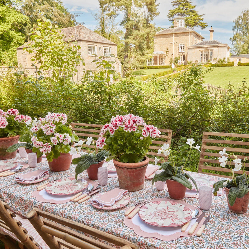 Seville Pink Gardênia Starter Plate (set of 4) - Mrs. Alice