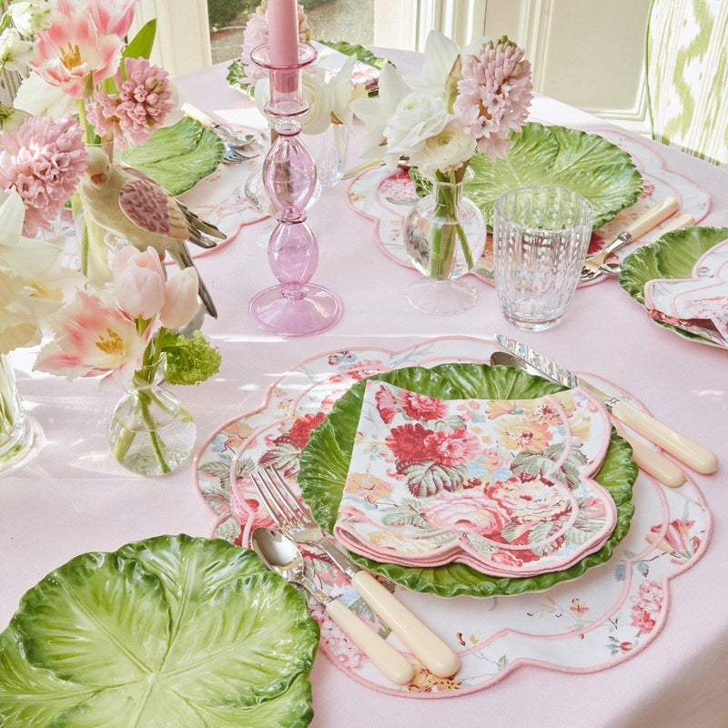 Sibyl Chintz Pink Napkins (Set of 4) - Mrs. Alice