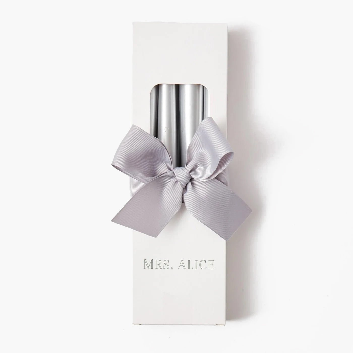 Elevate your ambiance with our Set of 8 Silver Candles - a touch of silver elegance for your decor.