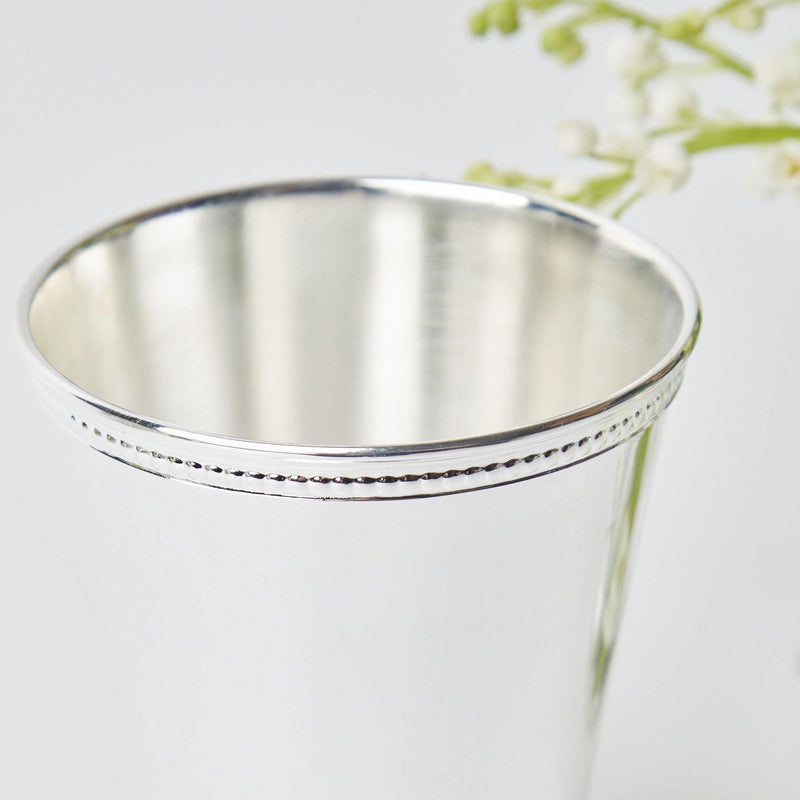 Make each sip a celebration of tradition with our Pair of Silver Mint Julep Cups.