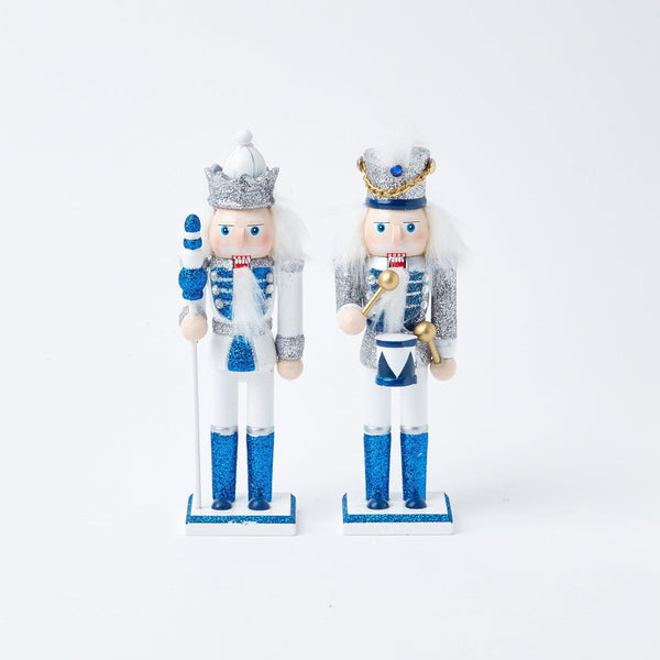 Small Blue & White Nutcracker (Pair) - Mrs. Alice