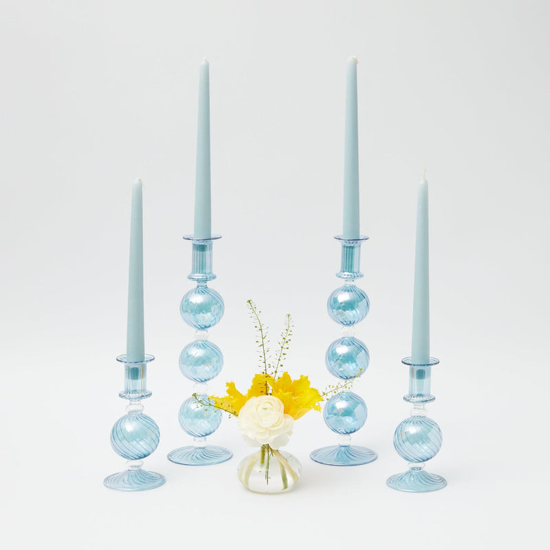 Soft Blue Candles (Set of 8) - Mrs. Alice