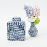 Square Floral Print Ginger Jar - Mrs. Alice
