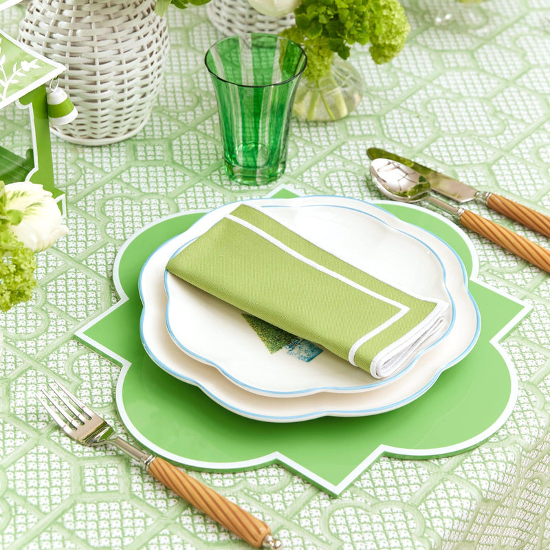 Stella Green Napkins (Set of 4) - Mrs. Alice