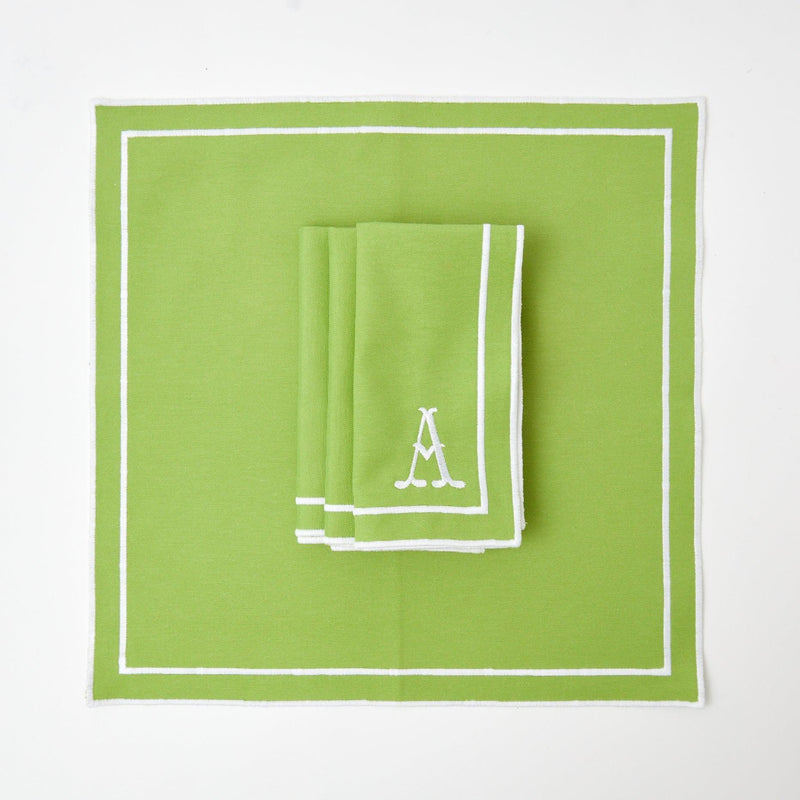 Stella Green Napkins (Set of 4) - Mrs. Alice