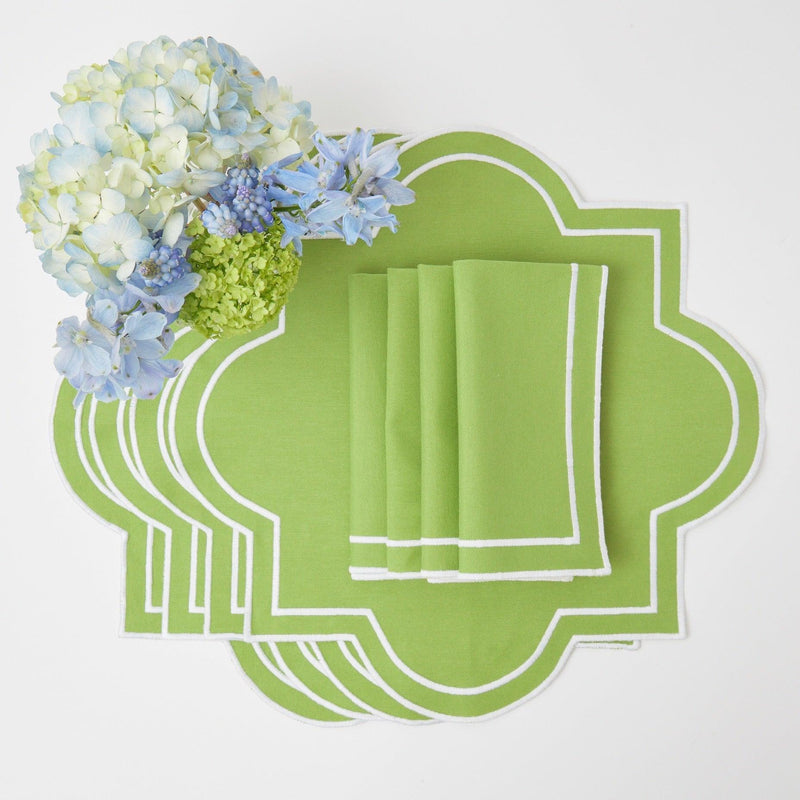 Stella Green Placemats (Set of 4) - Mrs. Alice