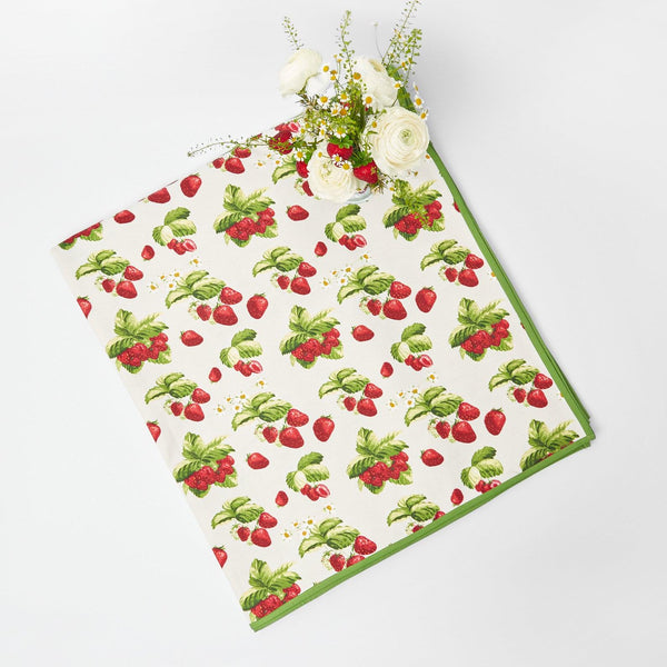 Strawberry Tablecloth - Mrs. Alice