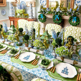 Sylvie Apple Green Embroidered Napkins (Set of 4) - Mrs. Alice