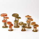Infuse your living space with woodland vibes using the Tall Mixed Mushroom Set, crafted for visual interest.