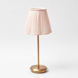 Tall Rechargeable Lamp with Pink Lotus Lampshade - Mrs. Alice
