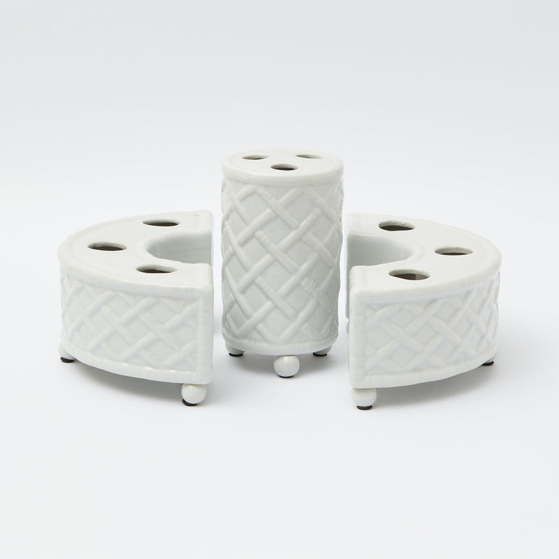 Three Piece Ceramic Bamboo Vase - Mrs. Alice