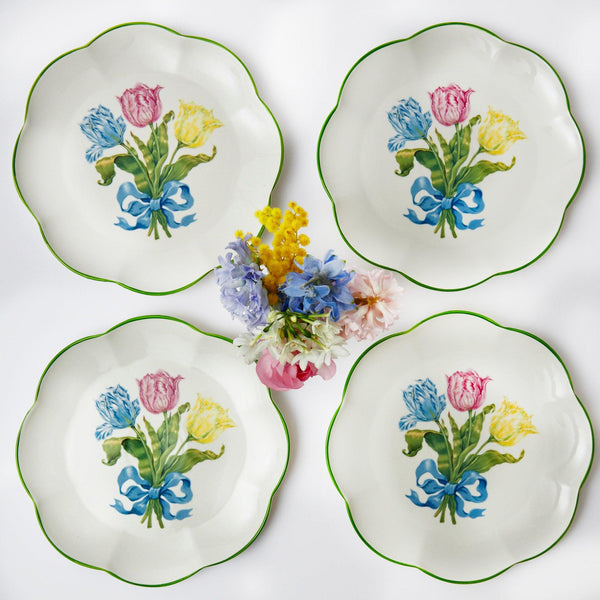 Tulip Dinner Plate (Set of 4) - Mrs. Alice