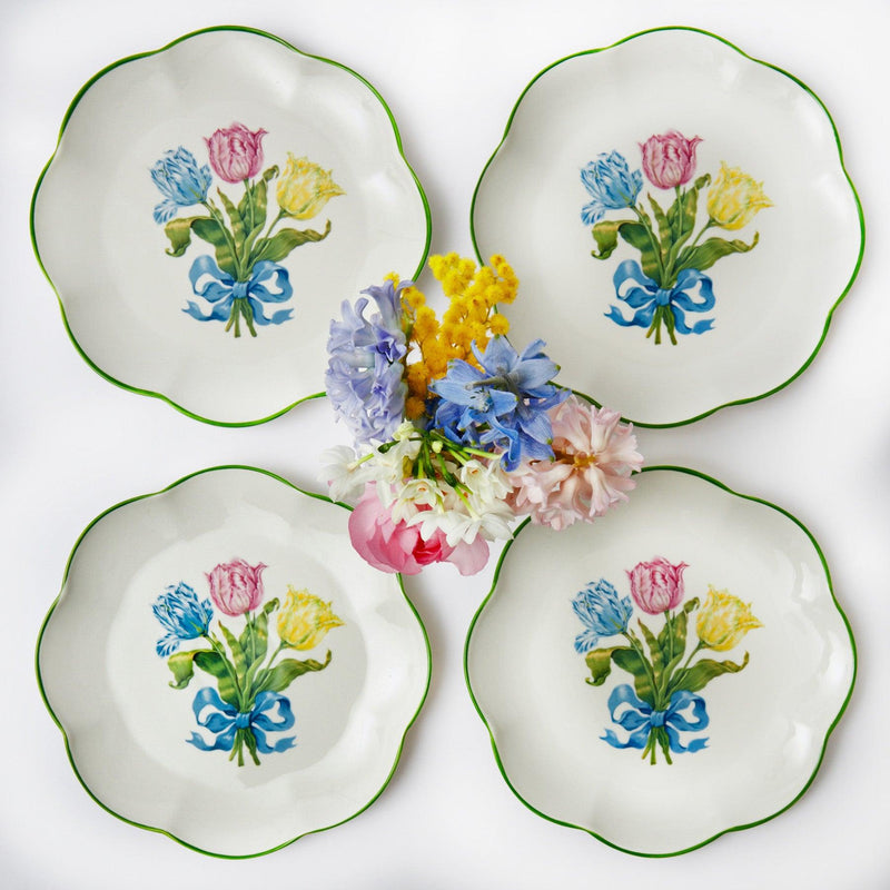 Tulip Starter Plate (Set of 4) - Mrs. Alice