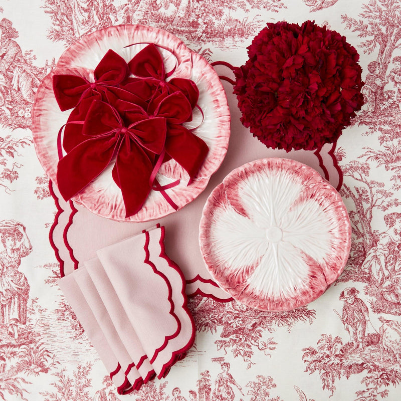 Valérie Pink Placemats (Set of 4) - Mrs. Alice